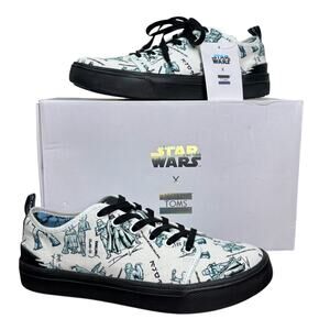 NWB Star Wars x TOMS Trvl Lite Low Men's Shoes Characters Sketch Print Size 7.5